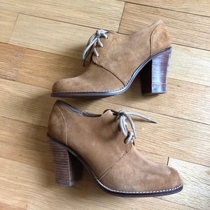 Lucky Brand Suede Heeled Boots